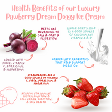 Load image into Gallery viewer, Pawberry Dream Luxury Doggy Ice Cream