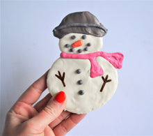 Load image into Gallery viewer, Gourmet Jumbo Snowman Cookie