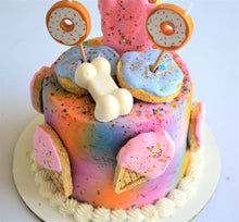 Load image into Gallery viewer, Ice Cream Dreams 4 Inch Gourmet Doggy Cake