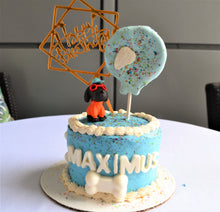 Load image into Gallery viewer, Gourmet Pup Pawty 4 Inch Birthday Cake