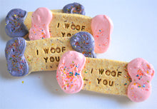 Load image into Gallery viewer, I Woof You Gourmet Gluten-Free Bones