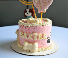Load image into Gallery viewer, Gourmet Pup Pawty 4 Inch Birthday Cake
