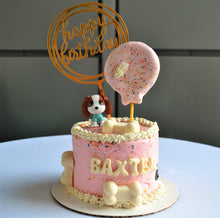 Load image into Gallery viewer, Gourmet Pup Pawty 4 Inch Birthday Cake