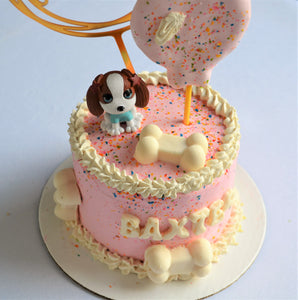 Gourmet Pup Pawty 4 Inch Birthday Cake