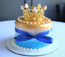 Load image into Gallery viewer, Prince/Princess 4 Inch Gourmet Doggy Cake