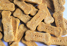 Load image into Gallery viewer, BULK  Discounted Organic Dog Bone Treats (Peanut Butter & Pumpkin Flavor)