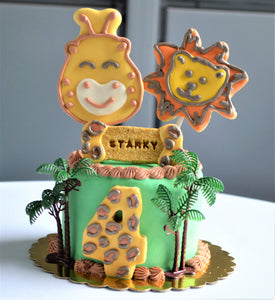 Gourmet 4 Inch Jungle Safari Cake