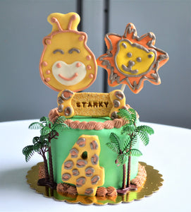 Gourmet 4 Inch Jungle Safari Cake