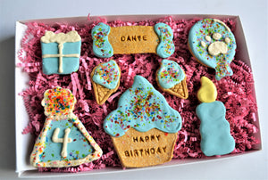 Personalized Birthday Pawty Gourmet Cookie Box