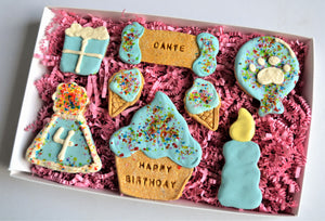 Personalized Birthday Pawty Gourmet Cookie Box