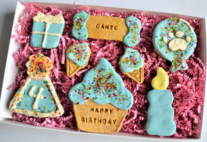 Personalized Birthday Pawty Gourmet Cookie Box