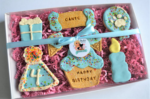 Personalized Birthday Pawty Gourmet Cookie Box