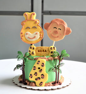 Gourmet 4 Inch Jungle Safari Cake