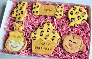 Jungle Safari Gourmet Birthday Cookie Box