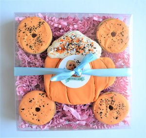 Gourmet Pumpkin Spice Latte & Donuts Cookie Box