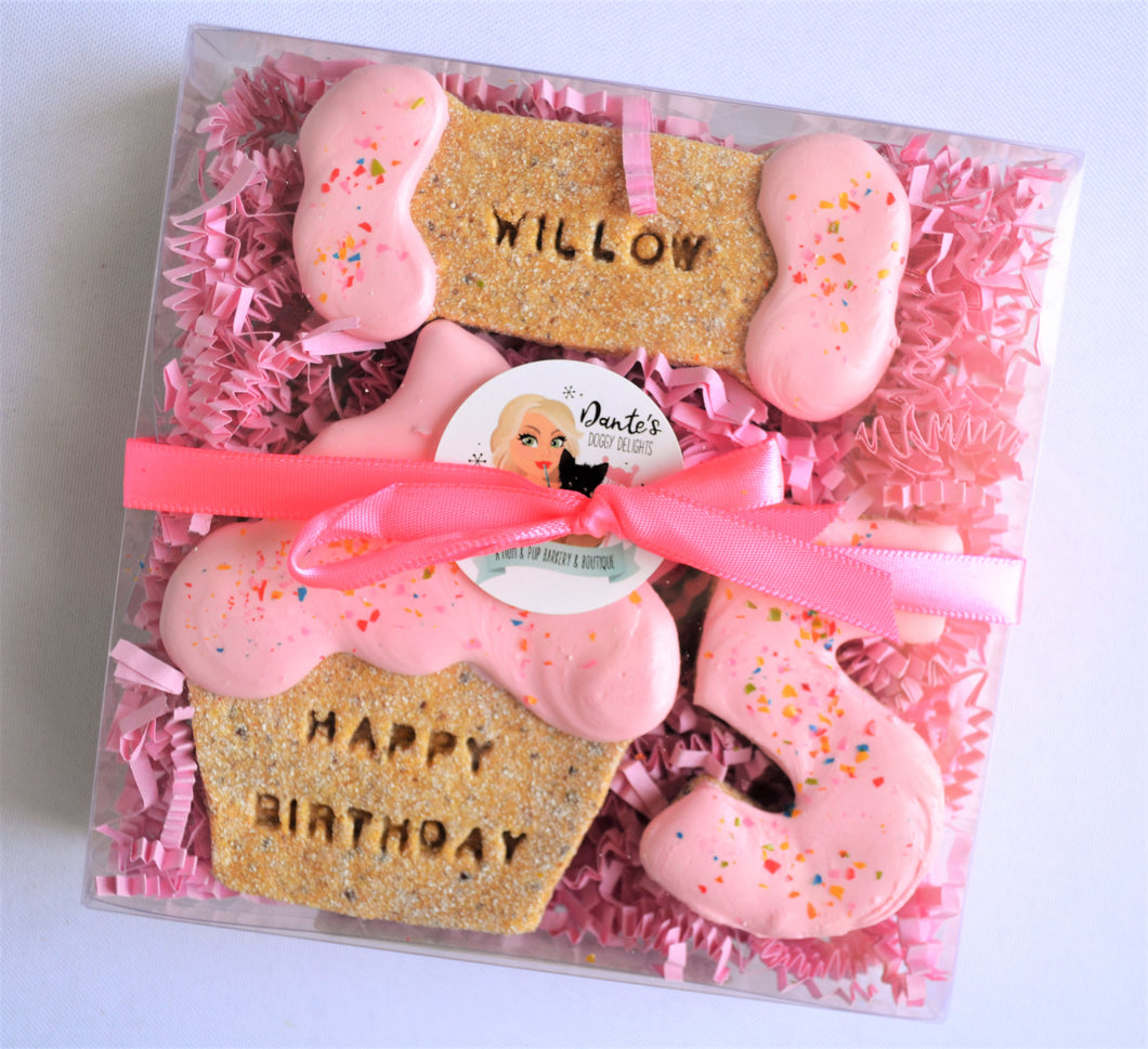 Personalized Gourmet Birthday Cookie Box