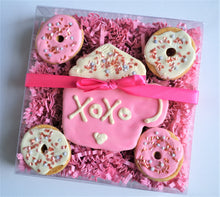 Load image into Gallery viewer, XOXO Latte &amp; Donuts Gourmet Cookie Box