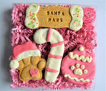 Load image into Gallery viewer, Santa Paws Gourmet Cookie Box