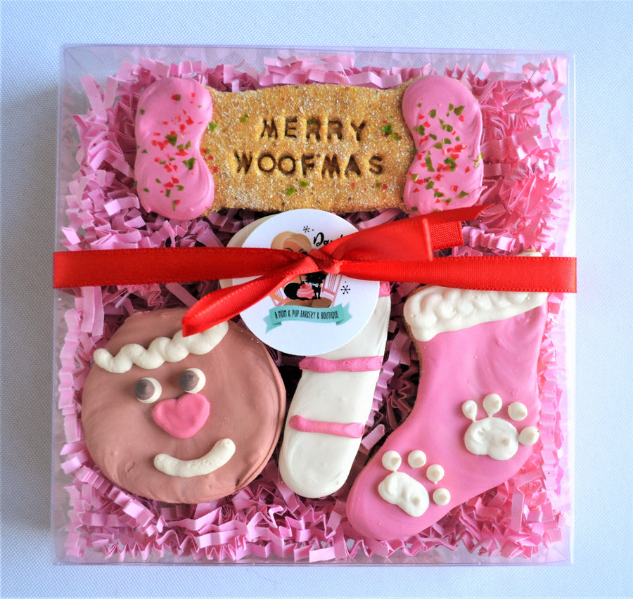 Merry Woofmas Gourmet Cookie Gift Box
