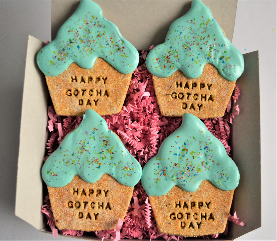 Gourmet Gotcha Day Cupcake Cookies