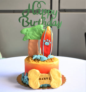 Surf's Up Gourmet 4Inch Doggy Cake
