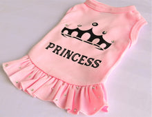 Load image into Gallery viewer, Princess Doggy Dress with Swarvortski Crystals