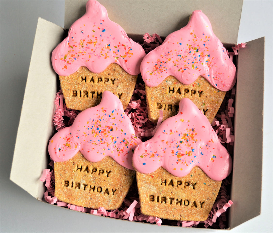 Gourmet Happy Birthday Cupcake Cookies
