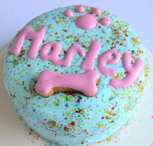 Load image into Gallery viewer, Pup-Sized Gourmet Birthday Cake