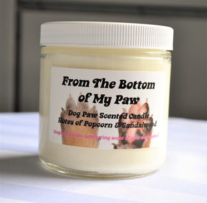 From the Bottom of my Paw 16oz Natural Soy Candle